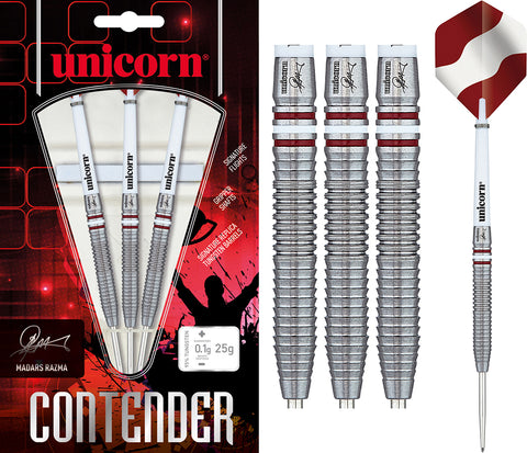 Unicorn Contender Madars Razma 95% Steel Tip darts