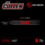 WINMAU Joe Cullen Pro-Series 85% Steel Tip