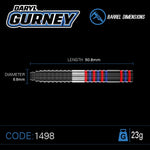 WINMAU Daryl Gurney Pro-Series 85% Steel Tip