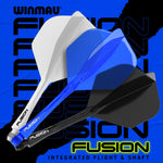 WINMAU Fusion Flight & Shaft Azure Blue Short