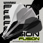 WINMAU Fusion Flight & Shaft Solid White Medium