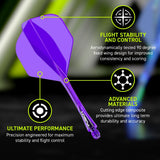 WINMAU Fusion Flight & Shaft Purple Short #2