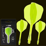 WINMAU Fusion Flight & Shaft Yellow Short #6