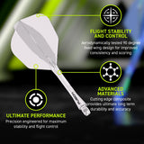 WINMAU Fusion Flight & Shaft Clear Short #6