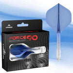 Mission Force 90 Moulded Flight & Shaft System No.2 Gradient Clear Blue