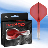 Mission Force 90 Moulded Flight & Shaft System No.2 Gradient Clear Red