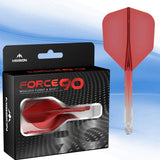 Mission Force 90 Moulded Flight & Shaft System No.6 Gradient Clear Red