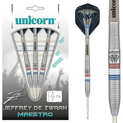 Unicorn Jeffrey de Zwaan Maestro Phase 2 90% Steel Tip darts