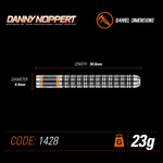 Winmau Danny Noppert 90% Tungsten Steeltip darts