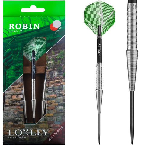 LOXLEY Robin Model II Micro Grip 90% Steel Tip Darts