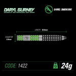 Winmau Daryl Gurney 90% Tungsten alloy darts
